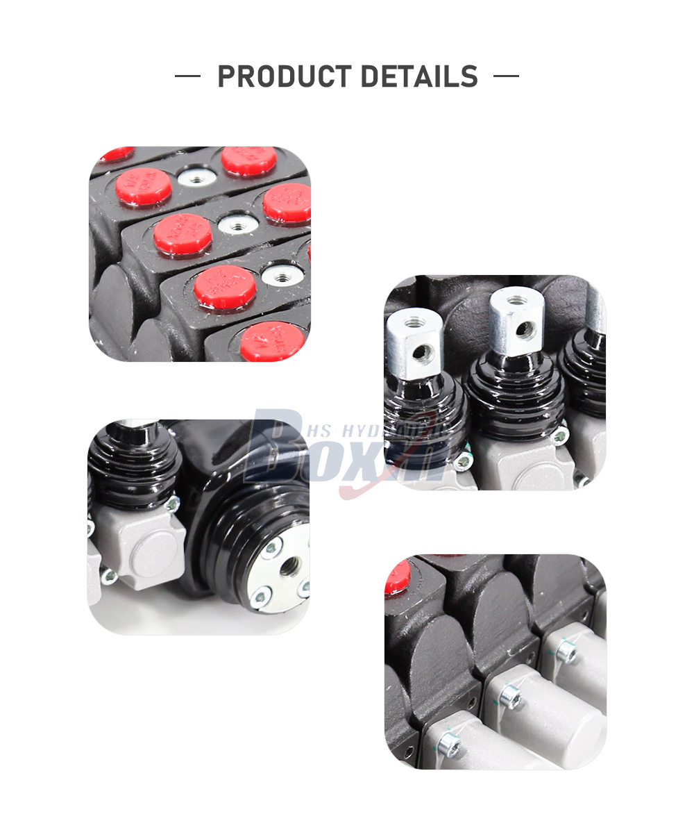 SD6 Manual and Joystick 7 Spool Sectional Directional Valve detailed image
